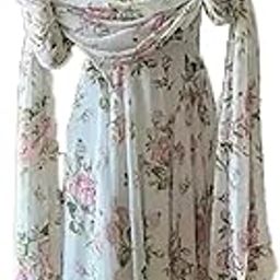 Stylish Women Georgette Fit and Flare Round Neck Floral Evening Gown with Dupatta-picture-29