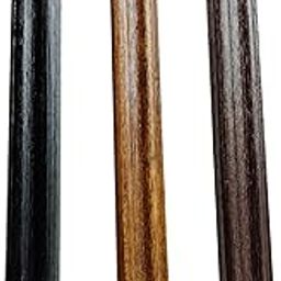 EMPEROR ART GALLERY®, Set of 3 Original Wooden Frame Sticks, 52 inch Length, 1 inch Width, Black, Natural, and Veeti Colours-image-28