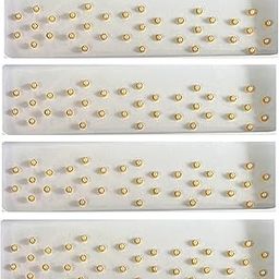 ManRee Round Shape Bindi Moti Fancy Sticker Forehead Bindi Bindiya Traditional Bindis Velvet Bindi With Skin Friendly Glue Tikli Tikka Kumkum bindi Women- Girls Size 1 - Pack of 35 Bindis-image-35