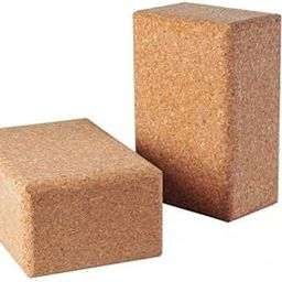 FILIXTRUE Natural Cork Yoga Block, Set of 2, High Density, Non-Slippery, Light Weight, Odor -Resistant and Moisture Proof, Size(9 x 5 x 3)-picture-18