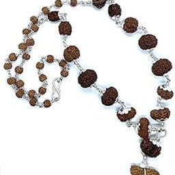GtcGems Shahi Indrani Mala Original certified 1 to 21 Mukhi Bead With Gauri Shankar & Ganesh Rudraksha Indra Mala For Japa 1 से 21 मुखी शाही इन्द्राणी माला With Capping-3