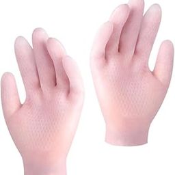 Silicone Moisturizing Glove Set, Anti Slip Aloe Lotion Gloves for Repairing Dry Hand to Winter Care for Girls and Womens (Pcs 1 / Multicolor)-image-33