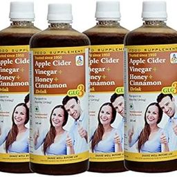 SKSB GLG3 Apple Cider Vinegar + Cinnamon + Honey Syrup: Holistic Solution for Obesity and Weight Management - 525 ml Bottle with Extra Support for a Healthier Lifestyle (Variant 4)-image-2