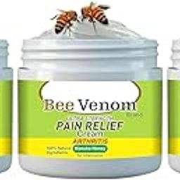 Bee Venom | Bee Venom Pain Relief Cream | Bee Venom Joint and Bone Therapy Cream | Ultra Strength Bee Venom Pain Relief Cream | (Pack of 3 (Each 100gm | Total=300gm)-image-84