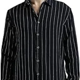 pepe jeans Men's Striped Regular Fit Shirt-picture-42