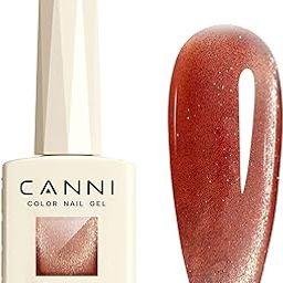 CANNI HEMA FREE Cat Eye Gel Nail Polish - Interstellar Cat Eye Series Nail Gel Polish Soak Off LED Nail Art Starter Manicure Salon DIY at Home (CE-8037, 9ml)-image-61