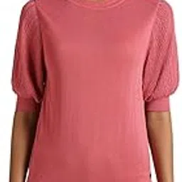 pepe jeans Women's Cotton Solid Relaxed Fit T-Shirt-picture-3