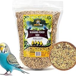 BOFOS Budgies Food Mix Seeds – Natural Bird Feed for Budgies, Parrots, Cockatiels, Love & Small Birds | Fortified Food Bird for All Birds Food – 500g Pack-image-17