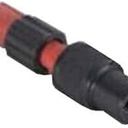 Idex Threaded Luer Adapter, Red/Black PEEK, 0.040 (in) Bore, Male Luer Lock x Female 1/4-28 Flat Bottom; 1/EA-image-36
