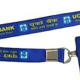 Blue UCO01 Silk Lanyard Lanyard for ID Card for Official Use Color-Blue.(Pack of 1)…-image-1