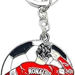 Excite Store Sports Star Christiano Ronaldo CR7 Spinning Keychain |Football Soccor Fans Keyring Gift for boys Car Bike-image-69