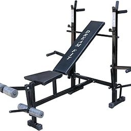 DREAM FIT 8in1 Multipurpose Gym Bench for Home Workout - Exercise Bench for bench press, dumbbell press, sit ups, crunches, barbell press, push ups, dips, leg pully, dumbbell fly, and many more-picture-17