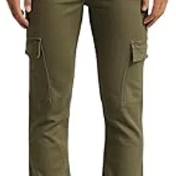 pepe jeans Men's Mid Rise Regular Casual Pants-picture-3