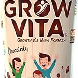 Grow Vita Growth Ka Naya Formula Delicious, Nutritious Malt Base Milk Food, Essential Nutrients Available, Flavours Drink. Chocolate Flavours. 500GM, old packaging-image-41
