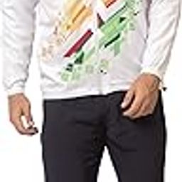 Mens Track Suit khelo india tracksuit printed For Jogging, Running, Gymwear & Activewear (IN, Alpha, L, Regular, Big Boys, White and Navy Blue)-6