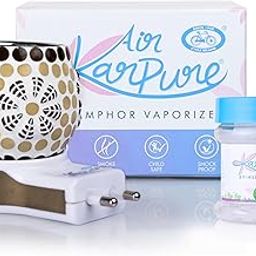 Cycle Ceramic Air Karpure Camphor Electric Diffuser/Vaporiser (Vaporizer + Bhimseni 50Gm)-image-65