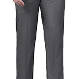 cantabil Men's Self Design Non Pleated Regular Fit Formal Trouser (P_MTRF00248)-picture-6