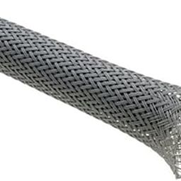 RIVER FOX® Color Grey 20 Meters Size 3mm Polyester Braided Sleeve, Nylon Braided Sleeve, Braided Expandable Sleeve for Good Wire Protection-picture-21