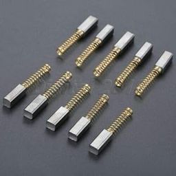 Bhavya Enterprises 10 Pcs Motor Carbon Brushes with Spring for Sewing Machine 18x4x4mm Accessory-image-75