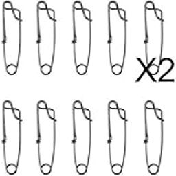 LOOM TREE® 30Pcs Stainless Steel Long Line Longline Clip for Fishing Snapper or Shark | Fishing | Fishing Equipment | Other Fishing Equipment-image-31
