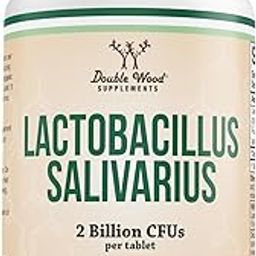 LACTOBACILLUS SALIVARIUS ORAL PROBIOTICS - TABLETS FOR DENTAL HEALTH, TEETH, AND GUMS - EXTREME BAD BREATH TREATMENT FOR ADULTS (120 COUNT, 2 BILLION CFUS PER 20MG TABLET)-30