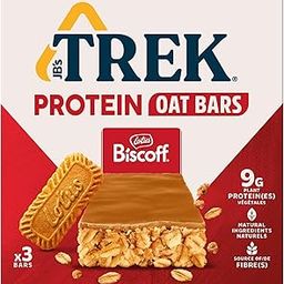 TREK Protein Oat Bar Caramelized Biscoff flavour Plant-based protein 50g x 3 bars 150g-13