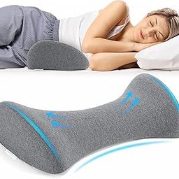 ORTHICO Gel Memory Foam Back Support Pillow for Bed, Orthopedic Pillow for Back Pain, Pregnancy Pillow for Back Pain, Bed Pillow for Back Support, Back Pain Relief, Lumbar Support Pillow for Sleeping-image-64