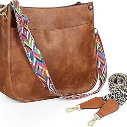 Faux Leather Women's Hobo HandBag Ladies Crossbody Shoulder Bags Purse-image-71