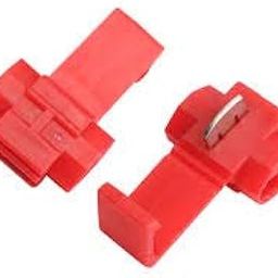 e-INFINITY 12 Pcs Pack of Red Scotch Lock Crimp Terminals Electrical Cable Connectors Fast Quick Splice Lock Wire Terminals Crimp-picture-29