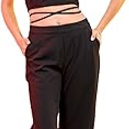 by The Indian Garage Co Women Fit and Straight Party Solid Top and Flared Pant Co-ords Set-image-17