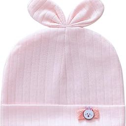Newborn Baby Fetal Cap, Pure Cotton Hat with Cute Bunny Design for 3-12 Months-picture-53