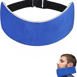 NHCDFA Neck Pillow, Airplane Head Strap for Airplane Comfortable Travel, Travel Pillow for Men and Women Portable Head Rest Support Strap for Long Flights Adjustable Travel Gear (Blue)-image-96