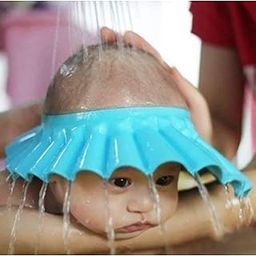 Baby bath Shower Cap,Bath Visor hat for Eye and Ear wash Protection,Adjustable Silicone Bathing Crown Waterproof Shampoo hat for Washing Hair, Shower Bathing Protection Bath Cap for Toddler, Baby, Kids, Children Multicolor-image-45