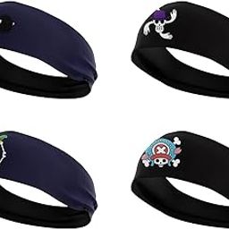 3NH® I3C One Piece Headband, Elastic Bandanas, Head Wrap for Running Yoga Hiking Cycling and Outdoor Activities (Usopp & Chopper & Robin & Brook)-image-28