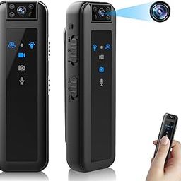 Mini Video Recorder with Night, 1080P HD Recording, 180° Rotatable Lens, Portable Pocket Video Camera for Walking Riding Outdoor Home-24