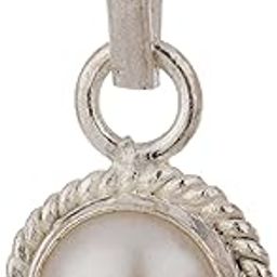 Pearl Sterling Silver Pendant For Men & Women Boy Girl Natural Round White 5.25Rati Certified Energized Pure Moti Stone-image-11