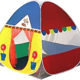 Homecute Igloo Type Foldable Popup Big/Jumbo Size Kid's Play Tent House (Big Size Window-Multicolour)-picture-20