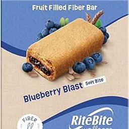RiteBite Wellness Snack Bar Blueberry Blast | Fruit Filled Fiber Bar, Natural Ingredients, Rich in Fiber, No Preservatives | 40g (Pack of 12)-26
