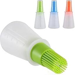 Jaimin Creation (1 pc's) Silicon Heat Resistant Oil Brush with Spatula and Silicone Cooking Oil Bottle Basting Brush Set for Kitchen Pastry, Grilling, Baking, BBQ Multi Color (Multicolour)-5