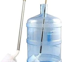 HEINRICHED Stainless Steel Long Can Bottle Cleaning Brush with 360° Spherical Head and Non-Slip Handle – Ideal for 20L Water Bottles and Gallon Jugs-24
