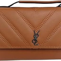 A50Women's pu leather 3 zipper slingbag-image-90