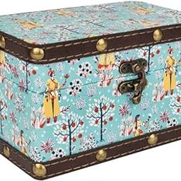Chumbak Storage Boxes (Mint, Morning Dew Garden Stroll, Engineered Wood, Mint)-image-77