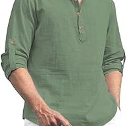 Men Solid Cotton Blend Straight Kurta Shirt-image-24