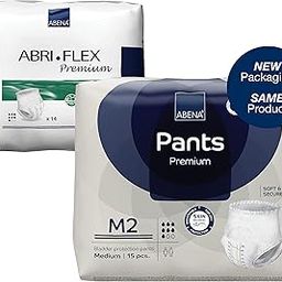 Abena Pants Premium Pull Up Incontinence Pants, Eco-Labeled Incontinence Pants for Men and Women, Discreet, Protective, Breathable, Comfortable, Medium 2, 80-110cm Waist, 1900ml-image-35