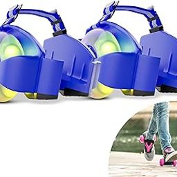 Tygatec Flashing LED Wheels Roller Skates - Light-Up Adjustable Skates for Kids & Adults - Glowing Colorful Wheels for Night Skating - Inline Skates with Illuminated Wheels for Fun Outdoor Activities-picture-22