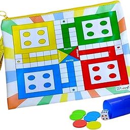 Stationery Pouch for Kids, Zipper Pouch for Girls, Ludo Theme Pouch Bag for Kids, Pen Pencil Bag, Stationery Bag for School Office Travel Purse for Girls & Boys B-Day Gift (1 pcs)-22