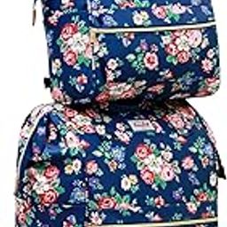 Nylon Travel Trolley Bag Duffle Dual Function Travelling Trolley & Backpack Storage Bag for Women Turn Baby Daiper Backpacks (Set 1)-9