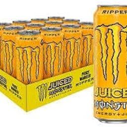 Monster Energy Ripper Juiced Drink , (Pack of 12 Cans X 500ml Each)-image-35
