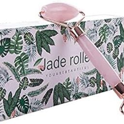 Aseem Rose Quartz Face Roller for Face, Eye, Neck, Jade, Anti-Aging, Massager tool for glowing skin, for Anti-Wrinkles, Skin Firming and Lifting (Pink)-picture-41