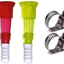 02 Pcs Connector/Water Pipe/Tap Pipe Connector For Gardening And Car Washing 1/2 Inch with 02 Clips.-18